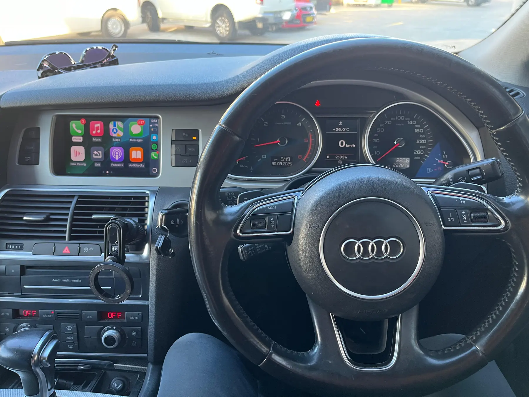 Audi dashboard and display retrofit